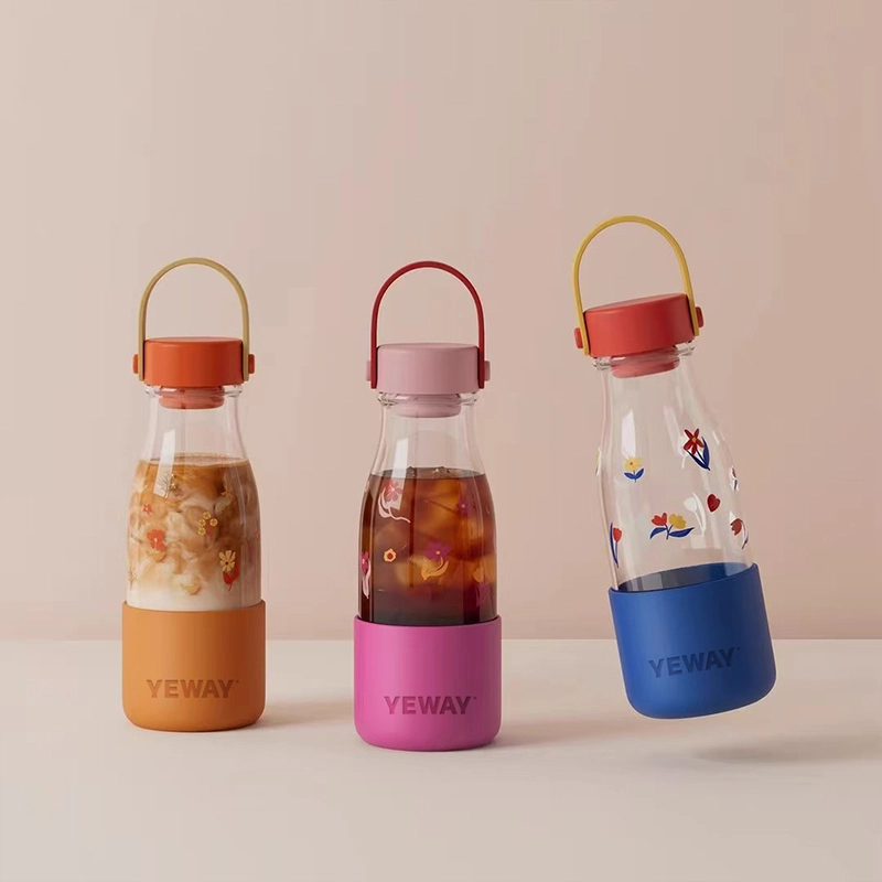 Children Silicone Glass Cup